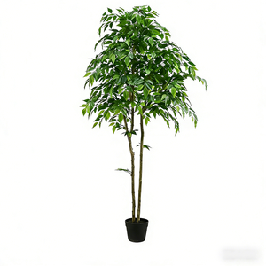2026 Trending Wholesale Faux Ficus <b>Tree</b> Maintenance-Free for Hotel and Commercial Space Decor - Product Image 1