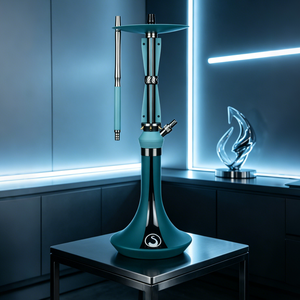 Cachimba portátil de cristal multicolor, set de cachimba de acero inoxidable de 63 cm, cachimba árabe tipo bolígrafo, en stock. - Product Image 6