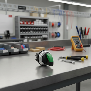 Interruptor de Botón Pulsador Iluminado LED para Control Industrial - Product Image 4