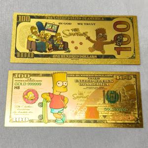 Collection Les Simpson Billets de Banque Commémoratifs Cartes pour Cadeau d'Enfant Souvenir - Product Image 4
