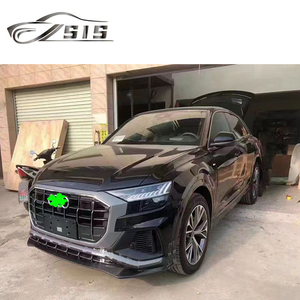 2019-2022 année Q8 mise à niveau <span class=keywords><strong>ABT</strong></span> Style Bodykit pour Q8 matériau en Fiber de carbone lèvres avant diffuseur arrière jupes latérales pièces d'auto de voiture - Product Image 2