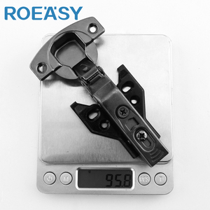 ROEASY <span class=keywords><strong>Charnière</strong></span> d'armoire en <span class=keywords><strong>bois</strong></span> à <span class=keywords><strong>cadre</strong></span> en aluminium hydraulique dissimulé <span class=keywords><strong>Charnière</strong></span> de meuble papillon africain à fermeture en douceur avec crochet - Product Image 2