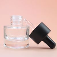 Ensemble d'emballages en verre givré premium, flacons pompe pour lotion et sérum, vente en gros d'usine