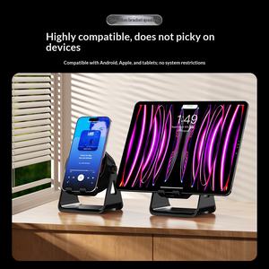 新型ZJ-08多機能誘導音声回転式携帯電話ブラケットRGBライト付き3in1スピーカー車載・屋外用 - Product Image 4