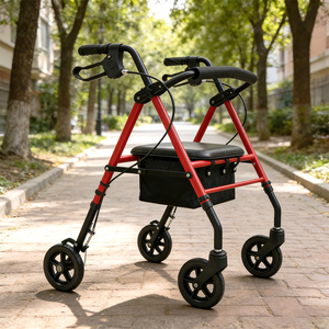HanBangJiaYe Carbon Steel Walker Elderly <strong>People</strong> Rehabilitation Therapy Comfortable Convenient Height Adjustable Light Weight One - Product Image 3