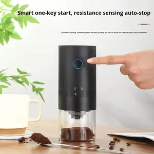 Moulin <span class=keywords><strong>à</strong></span> <span class=keywords><strong>café</strong></span> électrique portable mini sans fil USB rechargeable, outil de broyage compact pour le bureau, la voiture et les voyages - Product Image 2