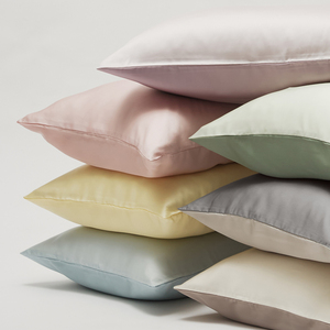 Fundas de Almohada Personalizables de Tencel, Fundas de Almohada Tejidas de Seda Natural Moderna con Estampado de Enfriamiento Suave y Sedoso para Hoteles y Hogares - Product Image 1