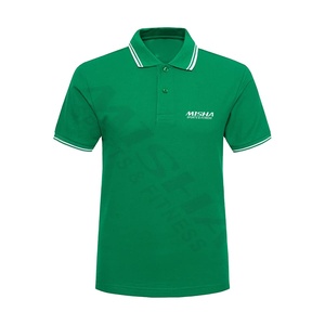 Polo deportivo de manga corta para hombre, 100% algodón, personalizado - Product Image 1