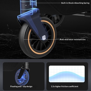 Nouvelle poussette bébé modèle 301 à vue haute, pliable, ultra-légère, portable, capacité de charge 15 kg, avec positions assise et inclinée - Product Image 4