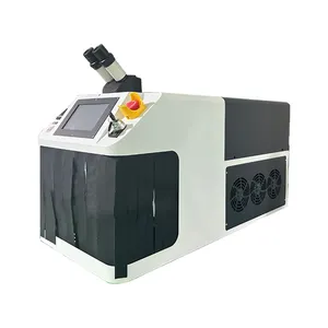Máquina de solda a laser para joias, com moldura de vidro óptico, 200w, 300w, prata, ouro e cobre, alta energia, ponto Yag, 140j