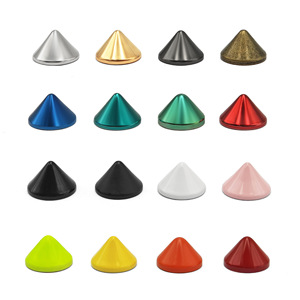 Rivets coniques en laiton de haute qualité pour accessoires de sacs et colliers pour animaux de compagnie – Matériel de bricolage - Product Image 3