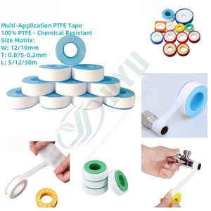 Chất lượng cao thợ ống nước ống nước khí PTFE Doanh Chủ Đề niêm phong Băng xé kháng dễ dàng phân phối PTFE Chủ đề con dấu Băng 5 cuộn - Product Image 5