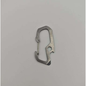 Mosquetón de Acero Inoxidable para Registro de Trabajo, Tamaño Individual con Hebilla para Equipo de Escalada - Product Image 1