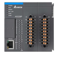 PLC Delta AS228P-A de Buena Calidad con Salida PNP para Control de Movimiento de Máquinas CNC y Programación PLC con Modbus/Ethernet y 28 E/S