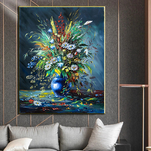 <span class=keywords><strong>Cuadros</strong></span> de Arte de Pared con Pinturas Famosas de Flores y Plantas, Lienzos para Decoración del Hogar, <span class=keywords><strong>Cuadros</strong></span> para Decoración de Sala de Estar con Flores - Product Image 3