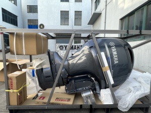 Trong kho Nhật Bản thương hiệu chỉ đạo kiểm soát 90HP f90cetx yamahas 90HP 4 đột quỵ điện bắt đầu Yamah phía ngoài động cơ - Product Image 2