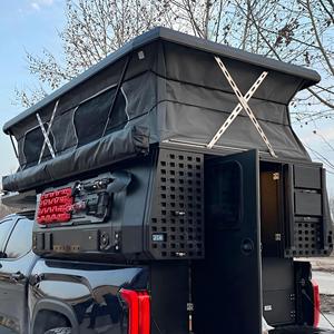 Camper amovible pour camion, type pop-up, en aluminium, à parois souples, compatible avec les bacs de camion Toyota Tundra de 5,5 pi, 6 pi et 6,5 pi - Product Image 2