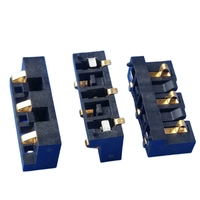 Connecteur de batterie à ressort SMD à 3 broches 6.5PH à pression latérale par compression, pour machine de point de vente, Fabricant professionnel ODM
