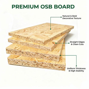 Vente directe d'usine, panneaux OSB2 pour la construction, panneaux sandwich <span class=keywords><strong>OSB</strong></span> 1220x2440mm certifiés FSC pour le revêtement mural, le plafond et le <span class=keywords><strong>plancher</strong></span> - Product Image 2