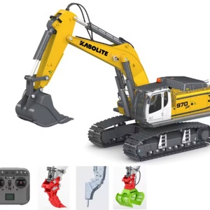 RTR Kabolite K5901-100S Excavadora RC Eléctrica 1/18 con Control Remoto, Batería, Garra Eléctrica, Modelo de Juguete Metálico y Cargador - Product Image 2