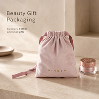 Sac à poussière en velours avec impression de logo personnalisé, pochette à cordon pour chaussures, sacs à main, bijoux, vente en gros