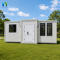 Grande maison préfabriquée en conteneur extensible de 20 pieds, 40 pieds, 30 pieds, villa de luxe préfabriquée avec 2, 3 ou 4 chambres, maison portable, casa contenedor