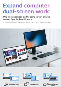 Portable <b>Monitor</b> 15.6-inch 1080P USB-C HD-MI Ultra Slim Travel <b>Monitor</b> with Kickstand for Laptop Switch Gaming <b>Monitor</b> IPS Slim - Product Image 4