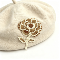Appliques brodées en coton épais, imitation fleurs au crochet faites à la main, style vintage, écologiques, pour chapeaux et vêtements (vente en gros)