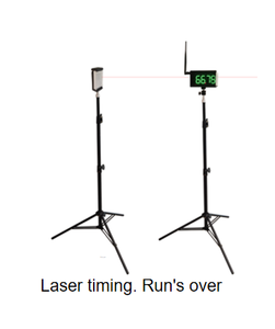 GX 전문 디지털 다중 차선 경주 타이머 트랙 및 필드 러닝 스포츠 이벤트 타이밍을위한 전자 레이저 타이머 - Product Image 3