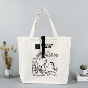 Bán buôn tùy chỉnh in bông mua sắm Túi cá nhân <span class=keywords><strong>Canvas</strong></span> Tote Bag với thư mô hình sinh viên Vai Túi - Product Image 2