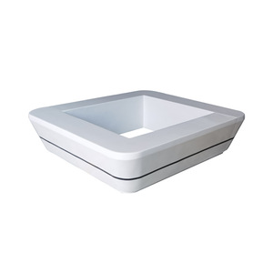 Banco Cuadrado de Fibra de Vidrio para Árboles, Silla Moderna para Patio Exterior, Diseño Contemporáneo Duradero y Personalizable - Product Image 5