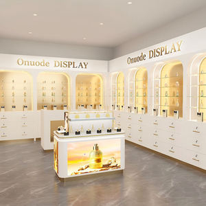 Conception moderne de présentoirs pour parfumeries, armoires personnalisables en MDF écologique et acier inoxydable pour les magasins de vente de parfums - Product Image 5
