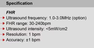 Monitor Fetal Portátil WFM-08A, FHR TOCO FM, Monitor de Frecuencia Cardíaca Fetal en Tiempo Real con Impresora - Product Image 5