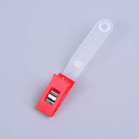 Porte-badges personnalisés en plastique et métal, clips pour cartes d'identité, attaches pour badges, porte-badges en plastique et métal