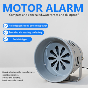 ไซเรนรถมอเตอร์ไซค์โลหะ DC 12V 24V AC 110V <span class=keywords><strong>220V</strong></span> 110DB รถยนต์ไซเรนโจมตีทางอากาศสำหรับอุตสาหกรรม - Product Image 1