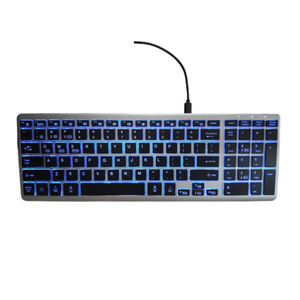 Tùy Chỉnh Cắt Kéo Chuyển Đổi Mỏng Cấu Hình Thấp Văn Phòng 99-Key USB 2.4G Có Thể Sạc Lại Im Lặng Không Thấm Nước Bàn Phím Không Dây Backlit - Product Image 1