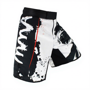 Pantalones Cortos de MMA con Logotipo Personalizado, Ligeros, Transpirables, de Poliéster, para Entrenamiento de Boxeo, para Adultos, para Todas las Temporadas - Product Image 1