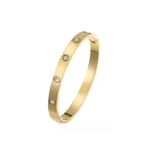 Pulsera de Amistad de amor de Plata de Ley 925 de alta calidad, joyería de imitación, brazalete de oro