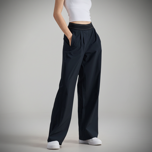 Pantalon de <span class=keywords><strong>jogging</strong></span> pour <span class=keywords><strong>femme</strong></span>, doux, coupe droite, jambe large, style pyjama, pantalon de détente, bas de sport - Product Image 1