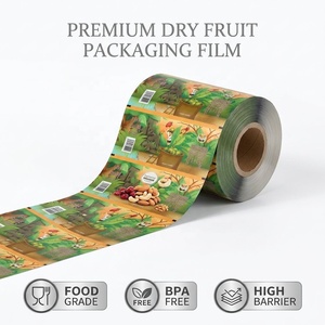 Kundenspezifisch Bedruckte Laminierte Rollenfolie Hochbarriere-Heißsiegelfolie für Automatische Verpackung von Trockenfrüchten, Süßigkeiten und Snacks - Product Image 2