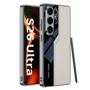 GKK Vente Flash Coque de Téléphone en Cuir Souple Anti-choc Protection 360° Couleur Unie pour S26 S25 S24 S23 Ultra - Product Image 6