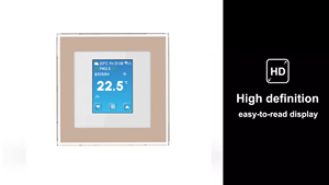 Termostato Intelligente per Casa con Controllo Temperatura per Riscaldamento e Raffreddamento, Sensore PM2.5 e Umidità, Controllo Vocale, 230V, Materiale ABS - Product Image 5