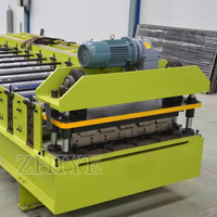 Machine de formage à froid de tôles trapézoïdales IBR en métal pour la fabrication de panneaux de toiture et de murs
