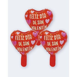 3 palloncini in lamina di buon san valentino 24,5x30.5cm/10 pollici per feste - Product Image 1