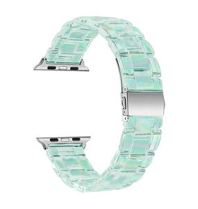 Bracelet de montre transparent coloré pour Apple Watch 45 mm 38 mm SE 44 mm Samsung Huawei 20 mm 22 mm Bracelet de montre universel - Product Image 3