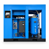 Compresseur d'air industriel à vis 55 kW 8 bars à fréquence variable (VFD) avec variateur INOVANCE pour usine et atelier, à économie d'énergie