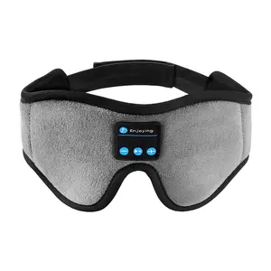 2023 Novo 5.0 Música Sem Fio Eyemask Sleep Travel Custom 3D Sleep Blindfold Eye mask