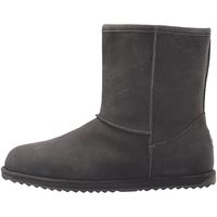 Bottes de ski imperméables, noires, épaisses et chaudes, pour femme, chaussures d'hiver, haute qualité, collection