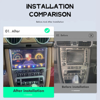 Pour Porsche Cayman 911 boster 997 2005 + Android autoradio lecteur multimédia Auto GPS Navi stéréo Carplay Headunit 2din AutoRadio
