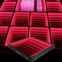 Botai 3D LED Dance Floor Miroir magnétique RVB étanche extérieur pour le spectacle de voiture de fête de mariage